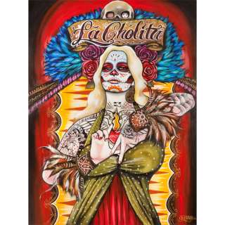 La Cholita By Gustavo Rimada Tattoo Artwork Woman Sexy LA Los Angeles 