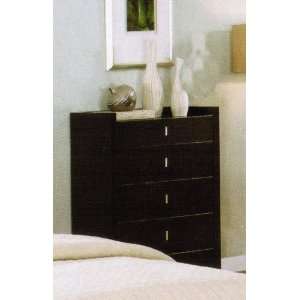   Chest with Metal Handles in Deep Cappuccino Finish