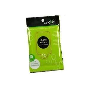  Cricket 15 Pack Antibacterial Cleansing Phone Wet Wipes 