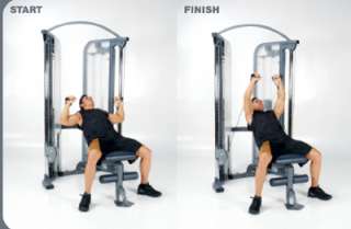 Incline presses are one of the many exercises you can do with the IGS 