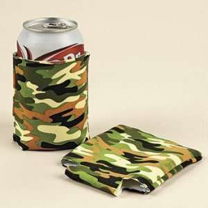  Foam Camouflage Can Insulators/koozie (12 Pack 