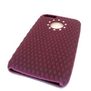  Apple iPOD TOUCH ITOUCH PURPLE JEWEL BLING SOFT SILICONE 