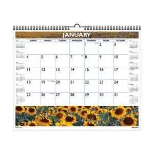   Brand Recycled Wall Calendar, Floral, 15 x 12, January December 2010