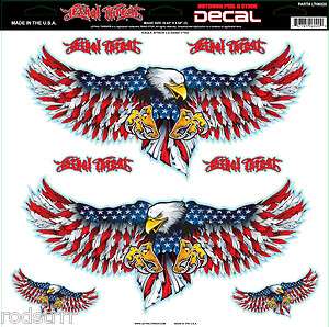   American Eagle Attack Decal Sticker for Cars Motorcycles Trucks RV