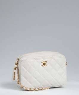 style #317256101 ivory quilted caviar leather 2.55 Classic shoulder 