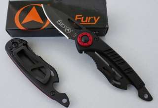 Red Firebird Aluminium Handle Folding Knife Tool  