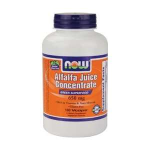  Now Alfalfa Juice Concentrate, 180 Vcap Health & Personal 