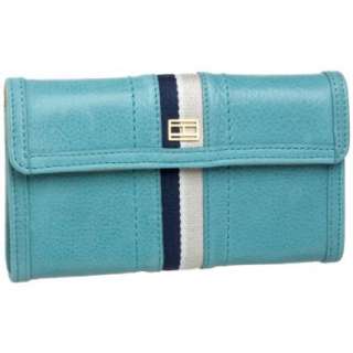 Tommy Hilfiger Womens Signature Pebble W86912708 Travel Wallet 
