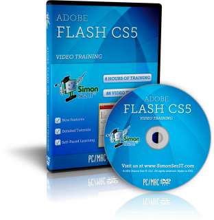 Adobe FLASH CS5 Software Training Video Tutorials   8 Hours of Video 