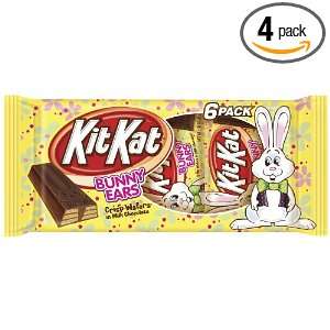 Kit Kat Easter Bunny Ear Bars, Crisp Wafers in Milk Chocolate, 6 Count 