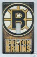 Boston Bruins Light Switch Plate Cover NHL Hockey  