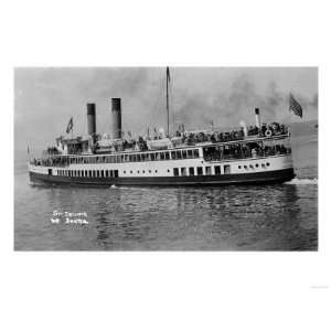   View of the Tacoma Steamer Giclee Poster Print, 24x32