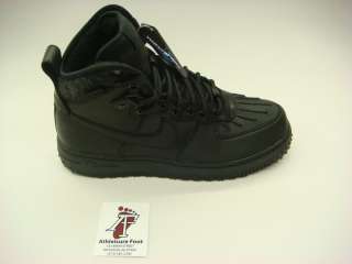 NIKE AIR FORCE 1 DUCK BOOTS LIMITED EDITION NEW SUPREME RETRO BLACK 
