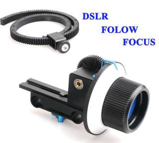 DSLR Follow Focus 15mm Rod Support Nikon D300S D90  