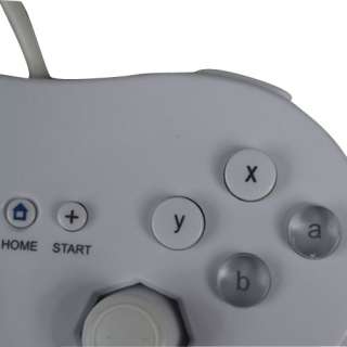White Classic Controller PRO Version For Nintendo Wii  