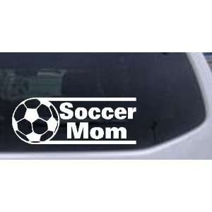   8in X 3.1in    Soccer Mom Sports Car Window Wall Laptop Decal Sticker
