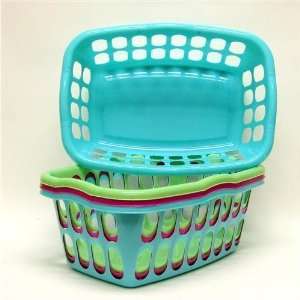  Small Laundry Basket 18.25x13x7 3 colors Case Pack 48 