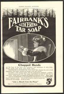 Reverse    Advertising    Fairbanks Tar Soap  Chicago 