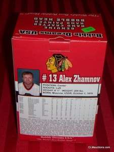   Zhamnov Chicago Blackhawks NHL Hockey Bobblehead SGA W/ Box & Schedule