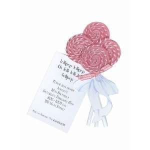  Stevie Streck Designs AW913 Lollipop Bouquet with Rib Tag 