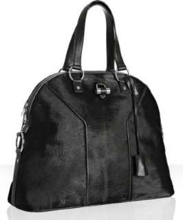 Yves Saint Laurent black calf hair Muse oversized tote   up 