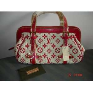  Louis Vuitton Handbag Red Monogram 