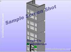 City Center 1 Skyscraper Design Instructions CD Custom Lego ®, 10218 