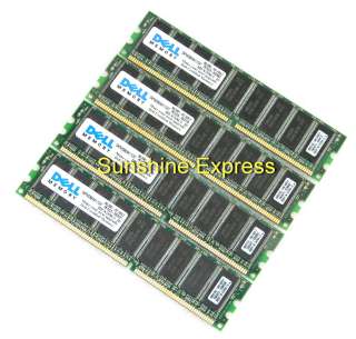   /1GX7 4x1GB 4GB PC3200 DDR400Mhz ECC Memory 9905193 040.A00LF  