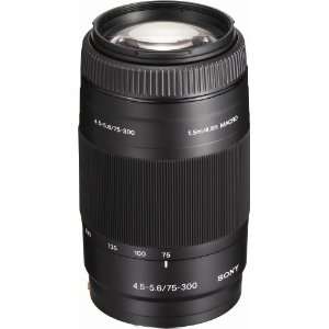  Sony 75 300mm f/4.5 5.6 Compact Super Telephoto Zoom Lens 
