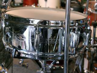   Light Blue Pearl 5 Piece Drum Set Drums W/Vintage Hardware  