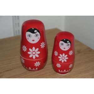  Swift Russian Doll Measuring Cups, Ceramic, Set of 4 