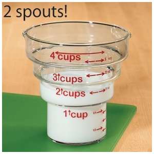  4 Step Glass Measuring Cup