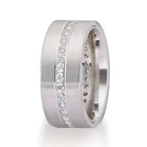   Mens Diamond Eternity Wedding Anniversary Band Ring (0.8 cttw, G Color