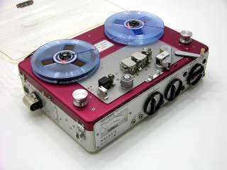   famous mono tape recorder by kudelski switzerland built like a swiss