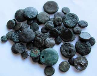 LOT of 53 Low Quality ancient greek coins 4th 1st Century BC  