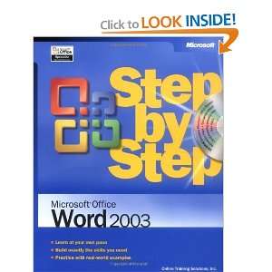  Microsoft® Office Word 2003 Step by Step (Step by Step (Microsoft 