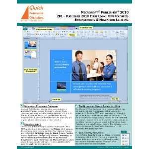 Microsoft® Publisher ® 2010 Quick Reference Guide 201   Publisher 