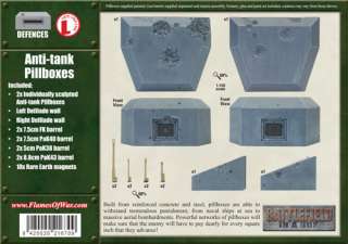 Flames of War Battlefield In A Box Anti Tank Pillboxes (BB121)  