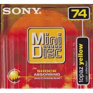  Sony Topaz Yellow Mini Disc Color Collection Electronics