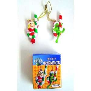   Hanging Ornament Set Miss Piggy and Kermit the Frog Toys & Games