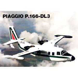  Piaggio P.166 DL3 Aircraft Technical Brochure Manual 
