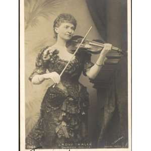  Lady Halle, Stage Name Norman Neruda, Plays the Violin 