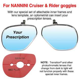 Prescription Lens Conversion Kit   Cruiser and Rider