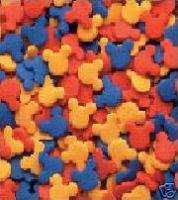 This listing is for a 3 oz. packet of blue, orange and yellow colored 