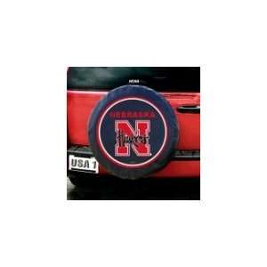  Nebraska Huskers NCAA Spare Tire Cover (Black)