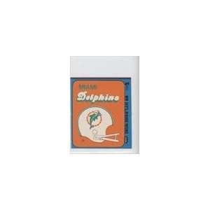   Action Stickers #27   Miami Dolphins/Helmet 3 Sports Collectibles