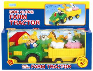 Megcos Toys Sing Along Farm Tractor with Animals ~NEW~  
