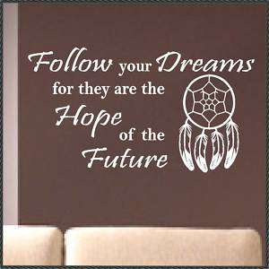 Vinyl Wall Lettering Words Quotes Native Dreamcatcher  