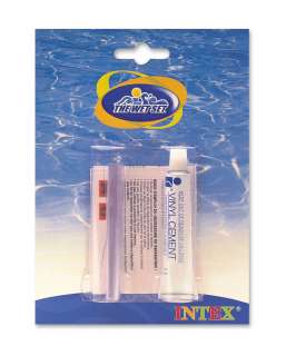 Vinyl repair kit for pools, rafts, airbeds, and inflatables. This 
