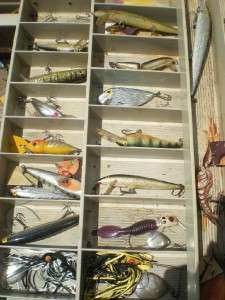   Tackle Box Full Lures Baitcast Plugger Arbogast Rapala MORE  